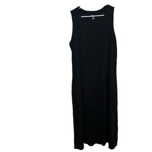 Liz Claiborne Black Tank Top Maxi Dress XLP